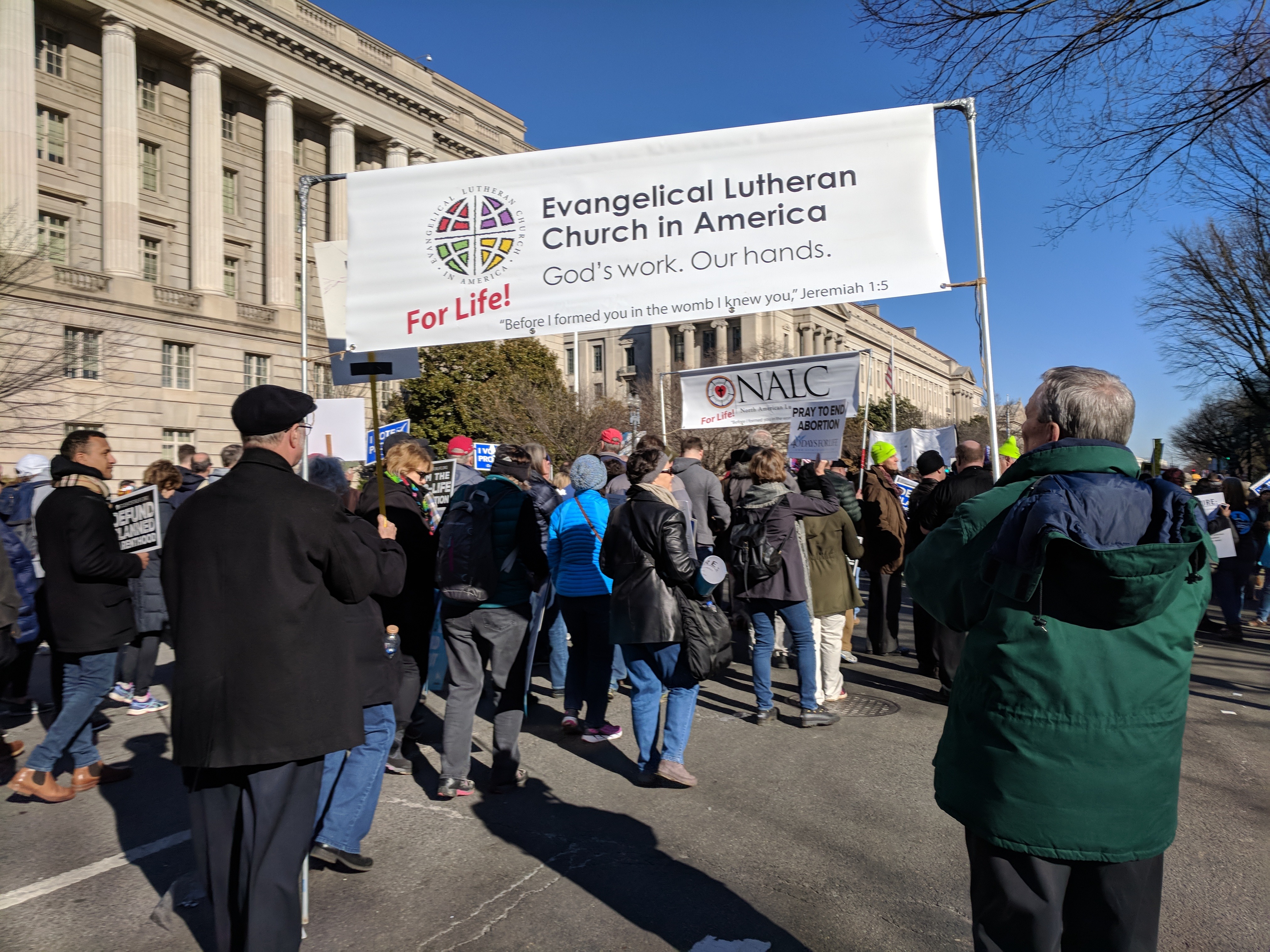 Marching for Life in 2018